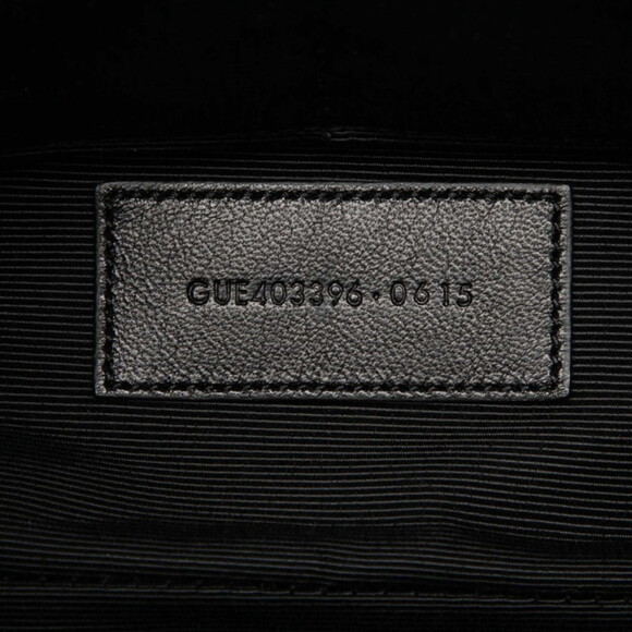 Saint Laurent YSL Logo Fringe Shoulder Bag 403396 Black Leather Women's SAINT... - Picture 5 of 7